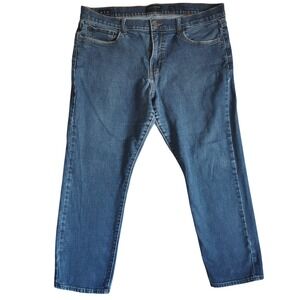 Lucky Brand 410 Athletic Straight Jeans Mens 38x30 Blue Denim